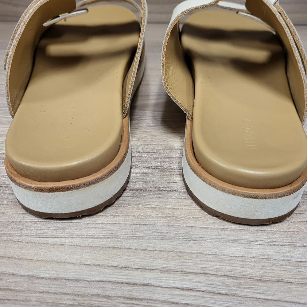 Like New Nisolo Ella Flatform Slide (color Bone), Size 8 - Picture 10 of 11
